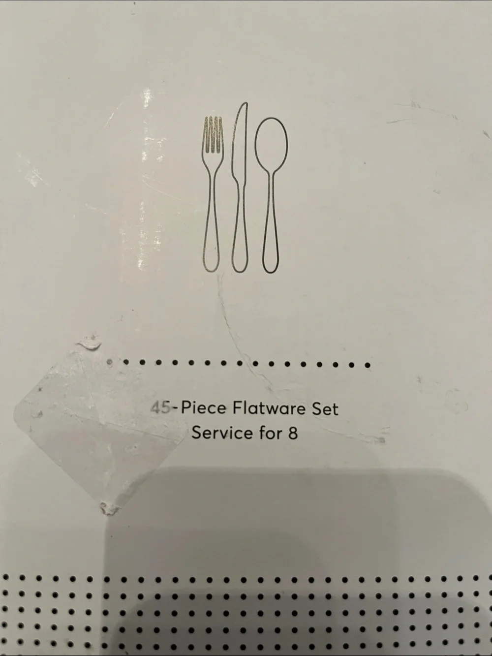 Stone & Beam 45-Piece Flatware Set, new in package